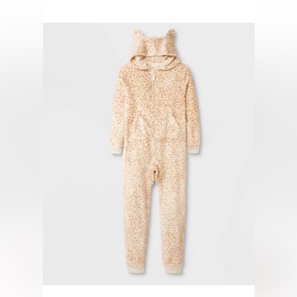 Cozy Leopard Print Onesie